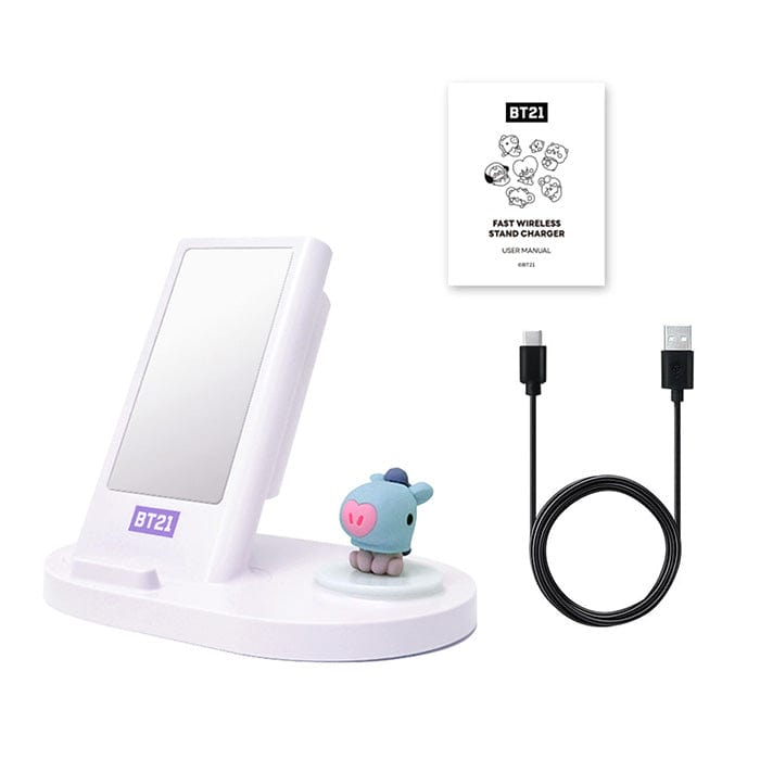 LINE FRIENDS ELECTRONICS MANG BT21 MANG FAST WIRELESS CHARGING STAND (7182529527981)