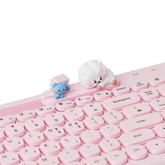 LINE FRIENDS ELECTRONICS RJ BT21 RJ BABY TRIMODE KEYBOARD MY LITTLE BUDDY (7182506197165)