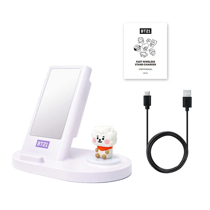 LINE FRIENDS ELECTRONICS RJ BT21 RJ FAST WIRELESS CHARGING STAND (7182529691821)