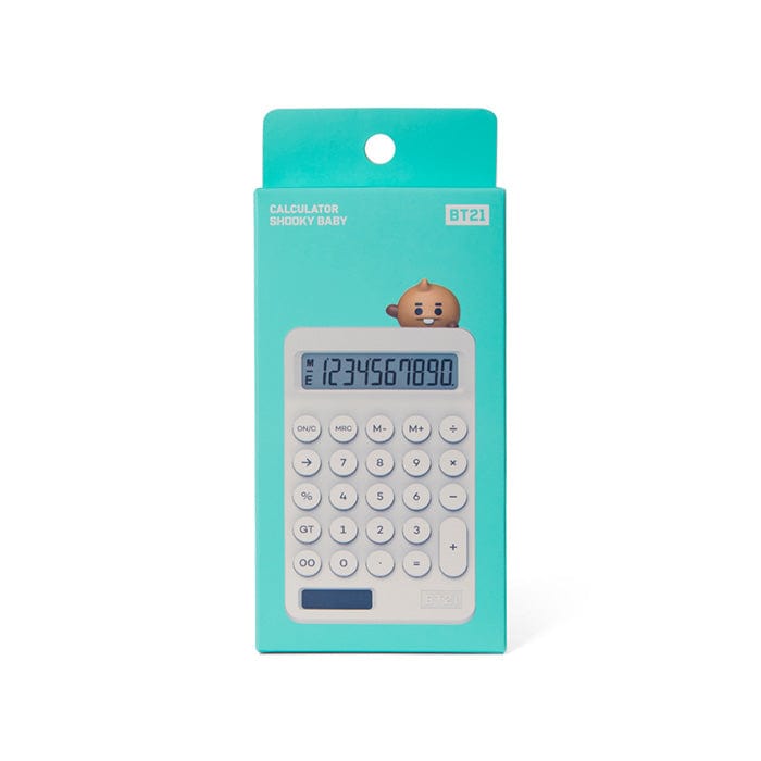 LINE FRIENDS ELECTRONICS SHOOKY BT21 SHOOKY CALCULATOR (7182497480877)