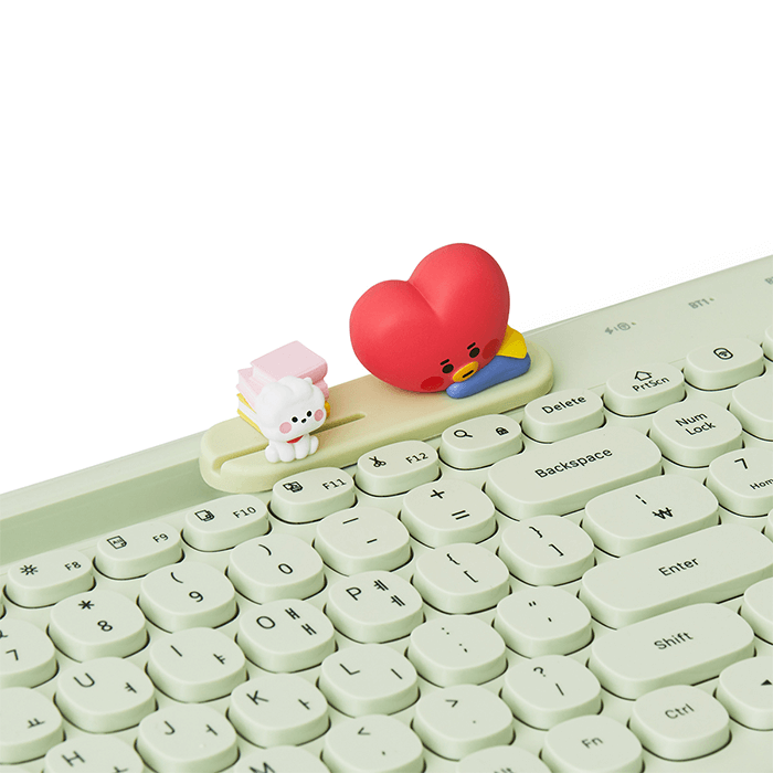 LINE FRIENDS ELECTRONICS TATA BT21 TATA BABY TRIMODE KEYBOARD MY LITTLE BUDDY (7182507180205)