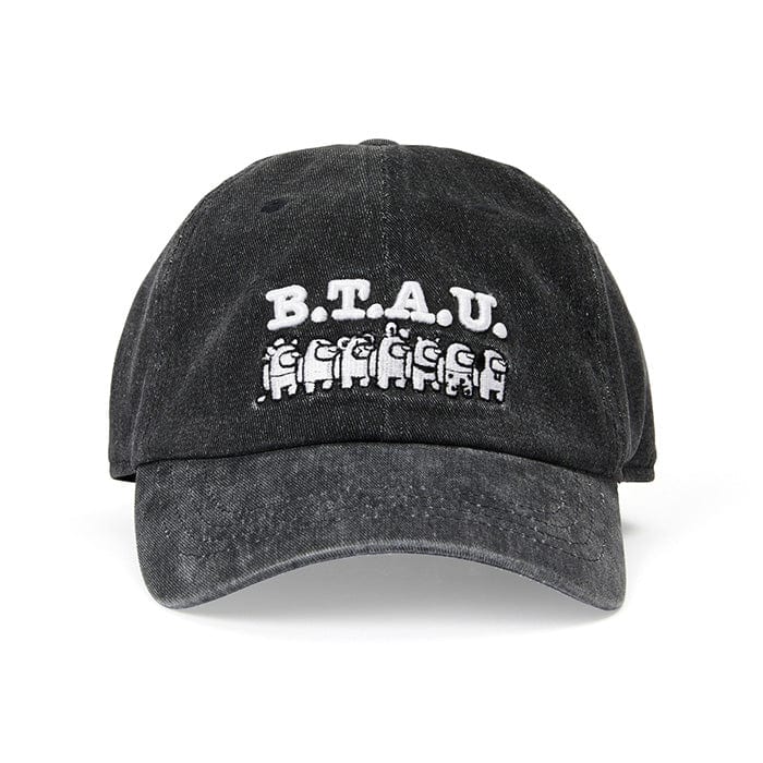 LINE FRIENDS FASHION BASEBALL CAP BLACK WASHING BT21 I AMONG US BASEBALL CAP BLACK WASHING (7182485094573)