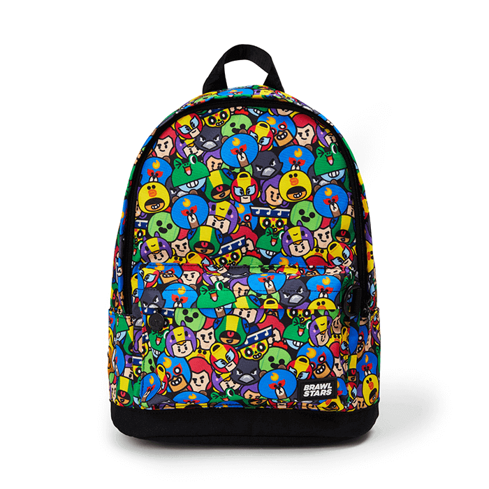 LINE FRIENDS FASHION BRAWL STARS PATTERN BRAWL STARS PATTERN BACKPACK (400MM) + DUST BAG (6089234743469)