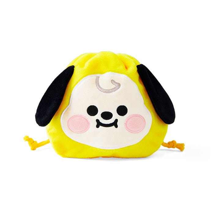 LINE FRIENDS FASHION CHIMMY BT21 CHIMMY BABY FACE POUCH (7182490108077)