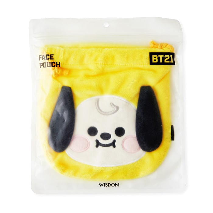 LINE FRIENDS FASHION CHIMMY BT21 CHIMMY BABY FACE POUCH (7182490108077)