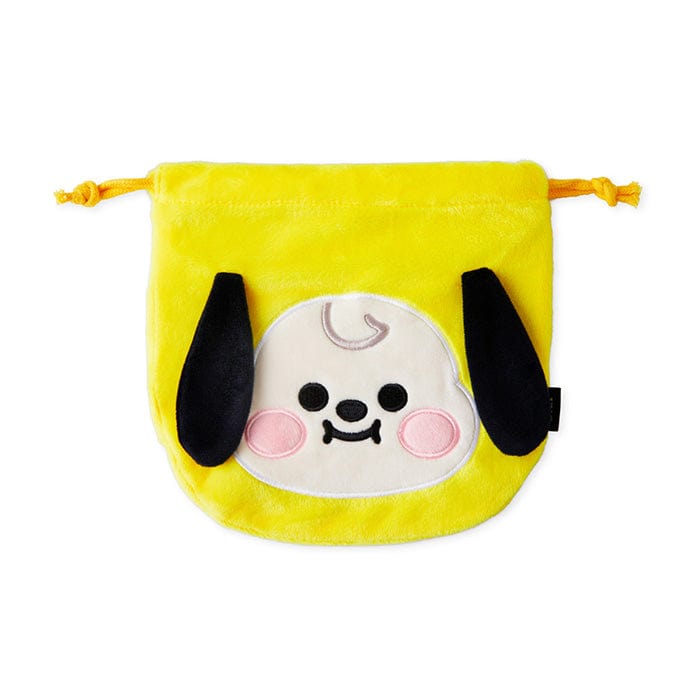 LINE FRIENDS FASHION CHIMMY BT21 CHIMMY BABY FACE POUCH (7182490108077)