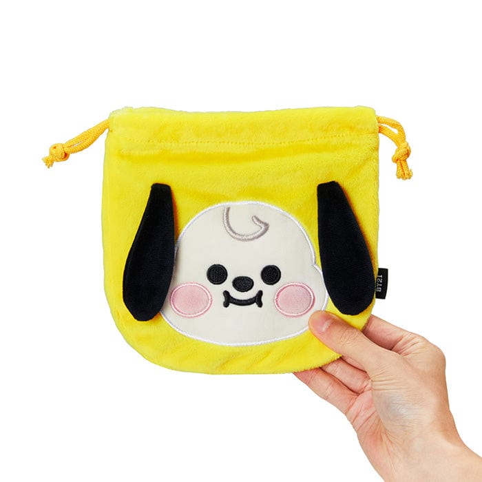 LINE FRIENDS FASHION CHIMMY BT21 CHIMMY BABY FACE POUCH (7182490108077)