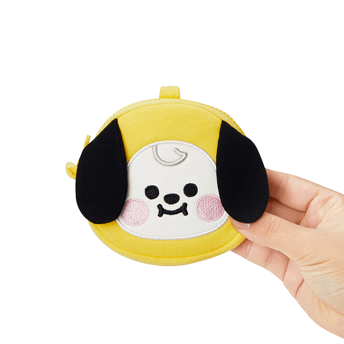 LINE FRIENDS FASHION CHIMMY BT21 CHIMMY BABY NECKLACE MINI POUCH (7182624489645)