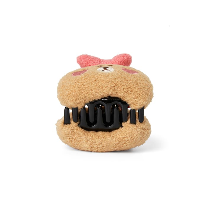 LINE FRIENDS FASHION CHOCO BROWN & FRIENDS CHOCO HEART EDITION HAIR CLIP (7182490468525)