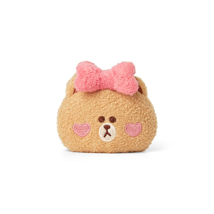 LINE FRIENDS FASHION CHOCO BROWN & FRIENDS CHOCO HEART EDITION HAIR CLIP (7182490468525)