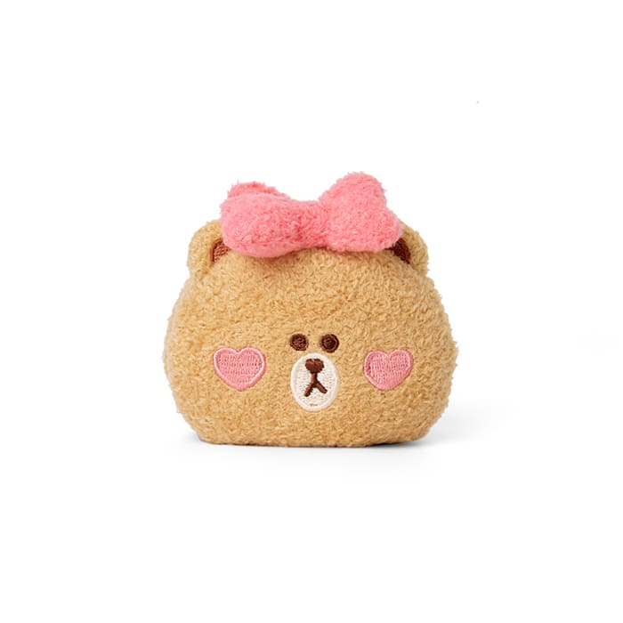 LINE FRIENDS FASHION CHOCO BROWN & FRIENDS CHOCO HEART EDITION HAIR CLIP (7182490468525)