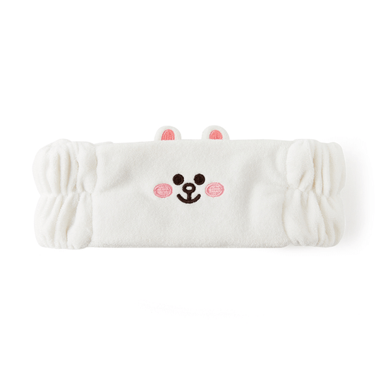 LINE FRIENDS FASHION CONY BROWN & FRIENDS CONY TERRY FACE WASH BAND (7182561083565)