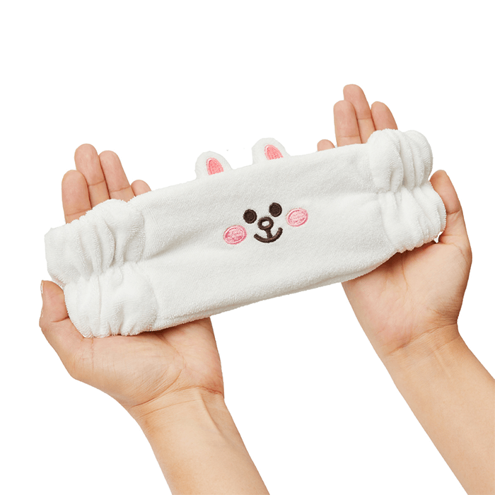 LINE FRIENDS FASHION CONY BROWN & FRIENDS CONY TERRY FACE WASH BAND (7182561083565)