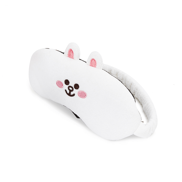 LINE FRIENDS FASHION CONY BROWN & FRIENDS CONY TERRY SLEEP MASK (7182563901613)