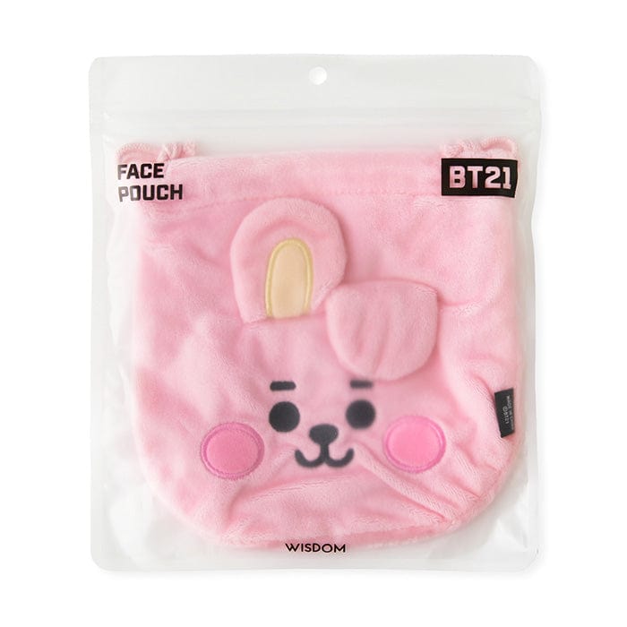 LINE FRIENDS FASHION COOKY BT21 COOKY BABY FACE POUCH (7182490009773)