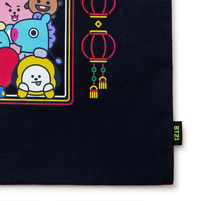 LINE FRIENDS FASHION HONG KONG BT21 CITY EDITION CANVAS BAG HONG KONG (7182587297965)