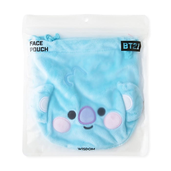 LINE FRIENDS FASHION KOYA BT21 KOYA BABY FACE POUCH (7182489845933)