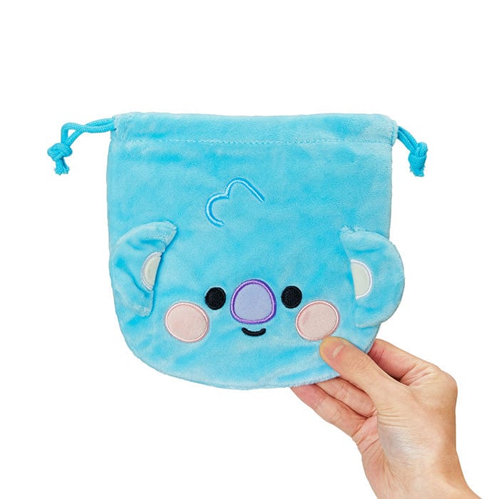 LINE FRIENDS FASHION KOYA BT21 KOYA BABY FACE POUCH (7182489845933)