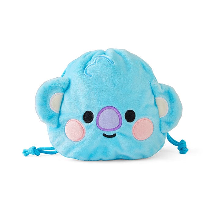 LINE FRIENDS FASHION KOYA BT21 KOYA BABY FACE POUCH (7182489845933)