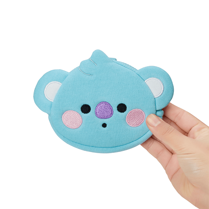 LINE FRIENDS FASHION KOYA BT21 KOYA BABY NECKLACE MINI POUCH (7182622294189)