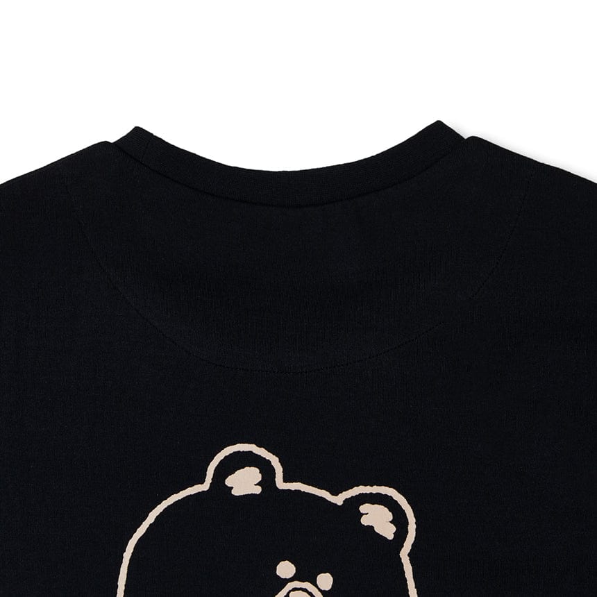 LINE FRIENDS FASHION LINE FRIENDS BROWN BLACK SYMBOL T-SHIRT (7180940345517)