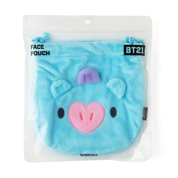 LINE FRIENDS FASHION MANG BT21 MANG BABY FACE POUCH (7182489780397)