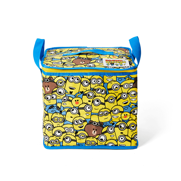 LINE FRIENDS FASHION MINIONS MINIONS X BROWN & FRIENDS TARPAULIN COOLER BAG (7182541062317)