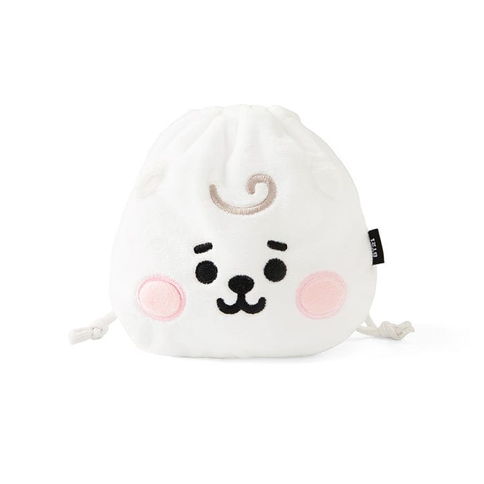 LINE FRIENDS FASHION RJ BT21 RJ BABY FACE POUCH (7182489944237)