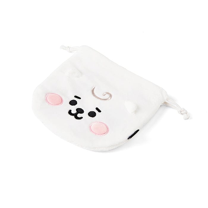 LINE FRIENDS FASHION RJ BT21 RJ BABY FACE POUCH (7182489944237)