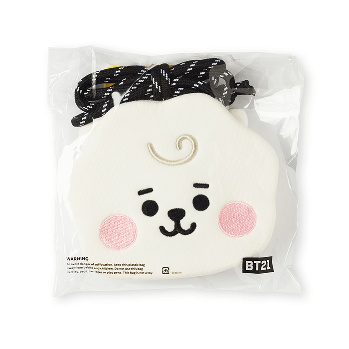 LINE FRIENDS FASHION RJ BT21 RJ BABY NECKLACE MINI POUCH (7182624030893)