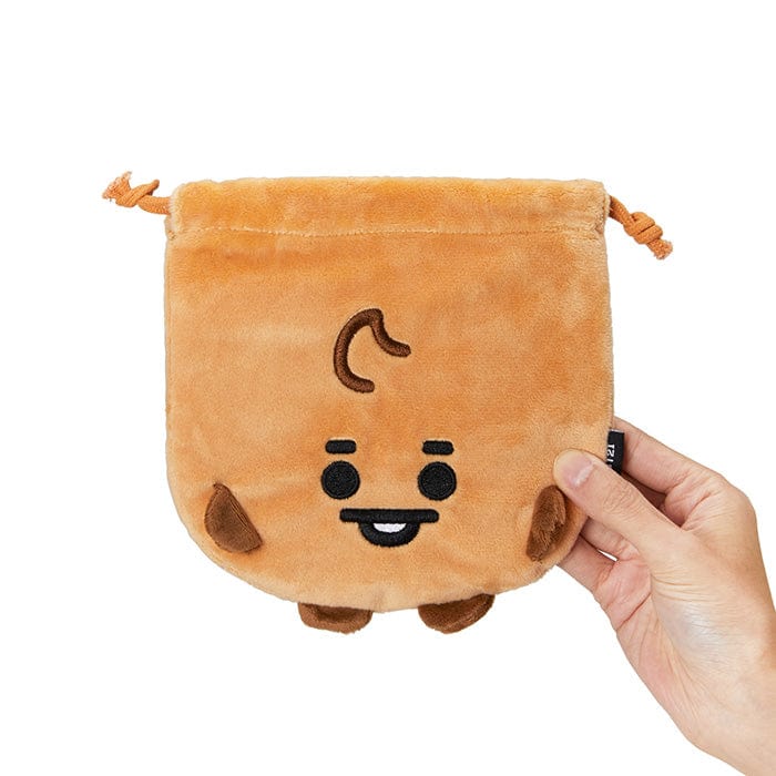 LINE FRIENDS FASHION SHOOKY BT21 SHOOKY BABY FACE POUCH (7182489747629)