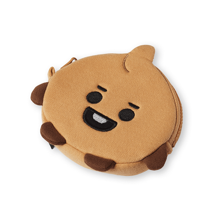 LINE FRIENDS FASHION SHOOKY BT21 SHOOKY BABY NECKLACE MINI POUCH (7182623309997)