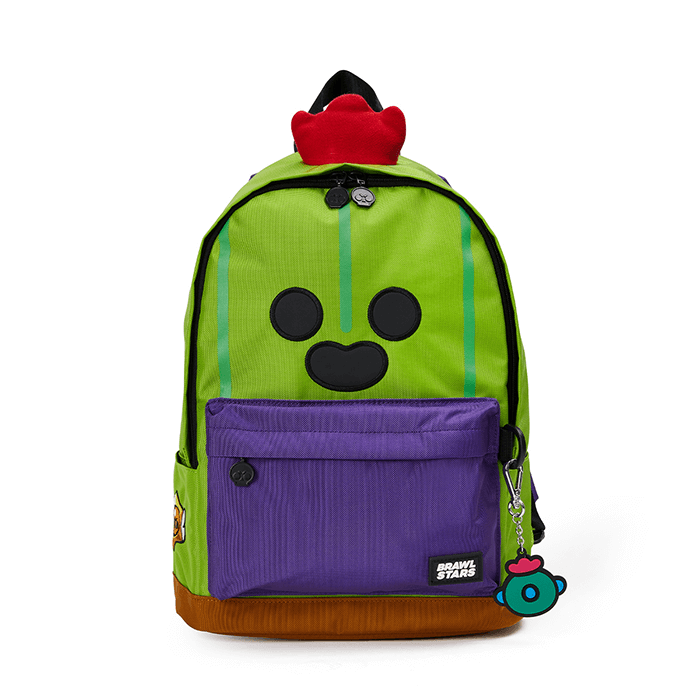 LINE FRIENDS FASHION SPIKE BRAWL STARS SPIKE BACKPACK (400MM) + DUST BAG (6089234677933)