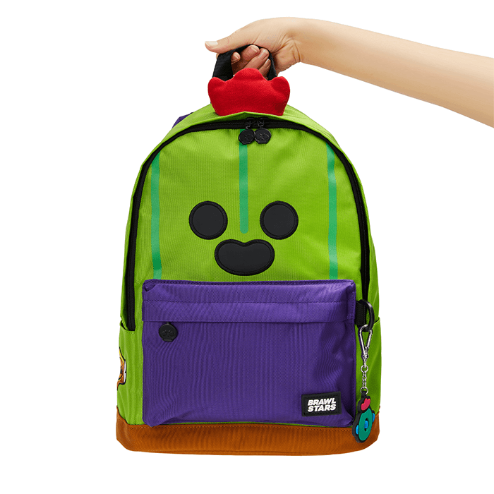 LINE FRIENDS FASHION SPIKE BRAWL STARS SPIKE BACKPACK (400MM) + DUST BAG (6089234677933)