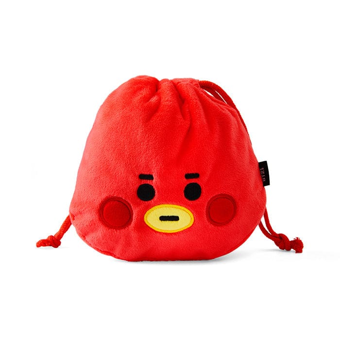 LINE FRIENDS FASHION TATA BT21 TATA BABY FACE POUCH (7182490173613)