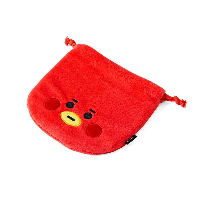 LINE FRIENDS FASHION TATA BT21 TATA BABY FACE POUCH (7182490173613)