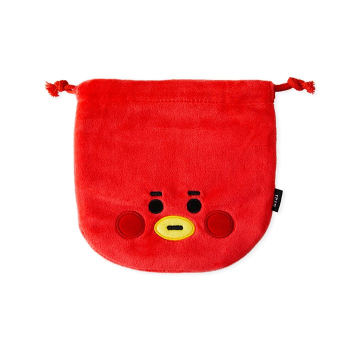 LINE FRIENDS FASHION TATA BT21 TATA BABY FACE POUCH (7182490173613)