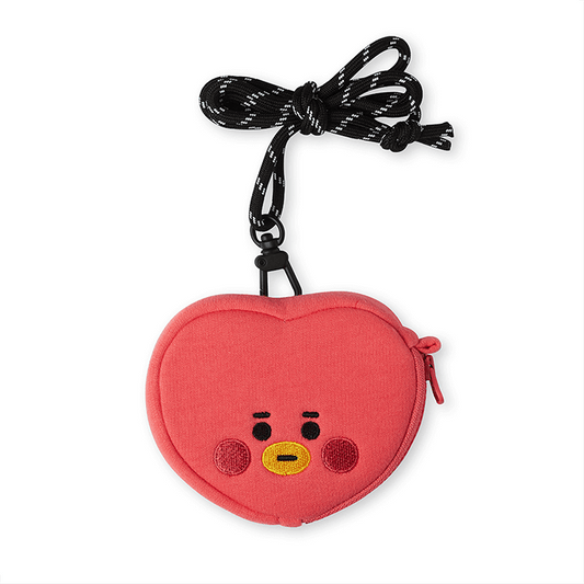 LINE FRIENDS FASHION TATA BT21 TATA BABY NECKLACE MINI POUCH (7182623637677)