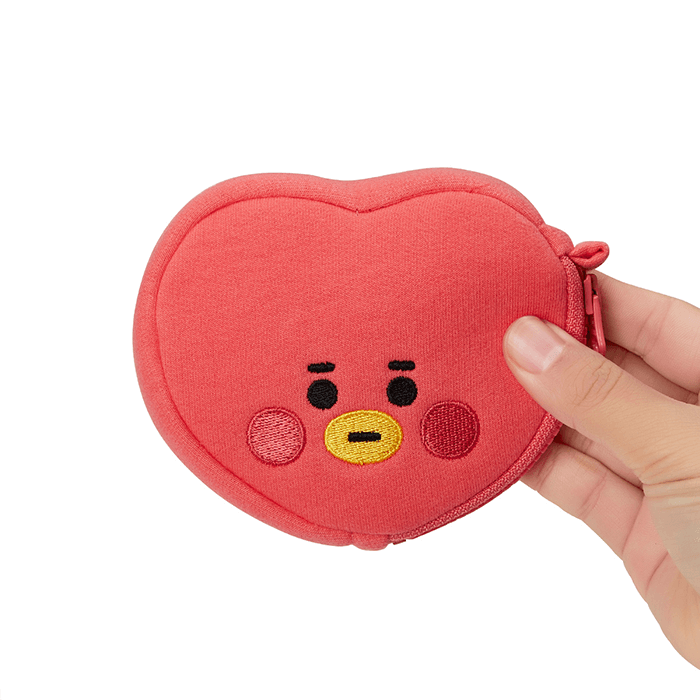 LINE FRIENDS FASHION TATA BT21 TATA BABY NECKLACE MINI POUCH (7182623637677)