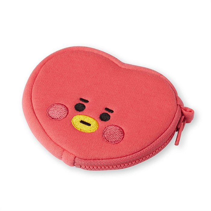 LINE FRIENDS FASHION TATA BT21 TATA BABY NECKLACE MINI POUCH (7182623637677)