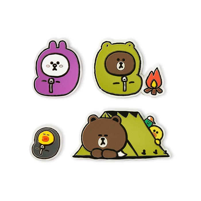 LINE FRIENDS HOUSEHOLD BF BROWN & FRIENDS MAGNET SET 01 (7182500528301)