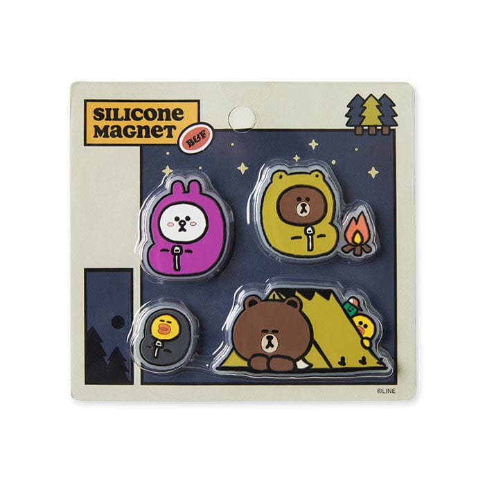 LINE FRIENDS HOUSEHOLD BF BROWN & FRIENDS MAGNET SET 01 (7182500528301)