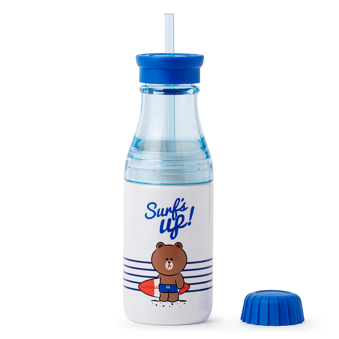 LINE FRIENDS HOUSEHOLD BROWN BROWN & FRIENDS BROWN 3 LAYER BOTTLE (7182553350317)