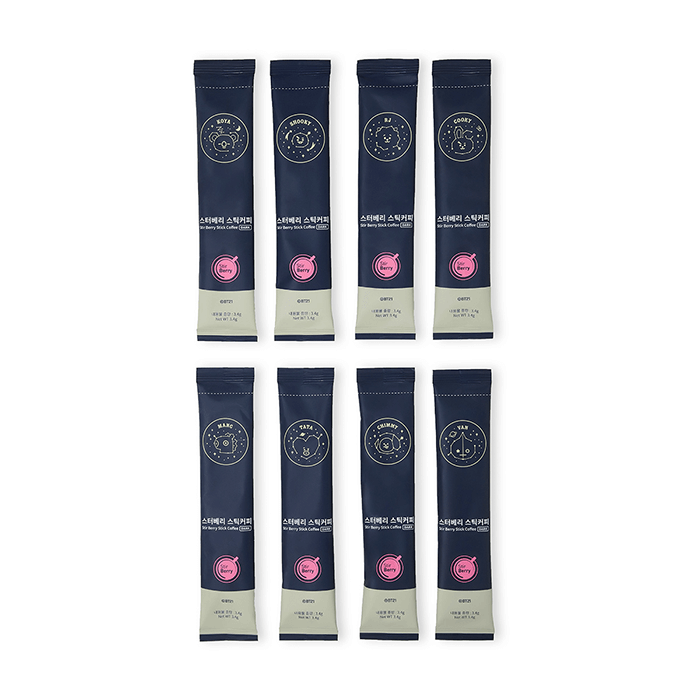 LINE FRIENDS HOUSEHOLD DARK BT21 DARK COFFEE STICK (6264223465645)