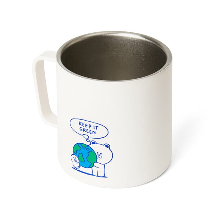 LINE FRIENDS HOUSEHOLD DEBBIE MUG (EARTH) BROWN & FRIENDS DEBBIE MUG (EARTH) (7182486732973)