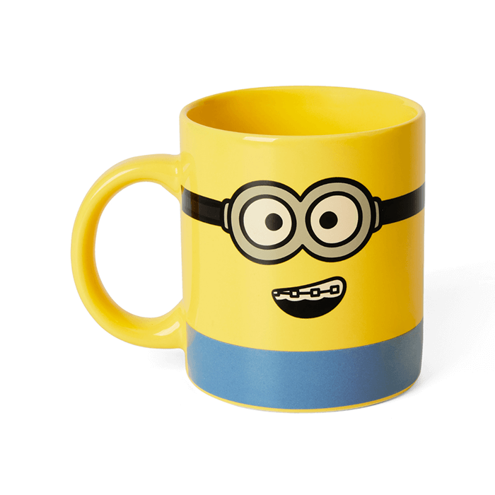 LINE FRIENDS HOUSEHOLD MINIONS MINIONS X BROWN & FRIENDS OTTO MUG CUP & COVER SET (7182526644397)