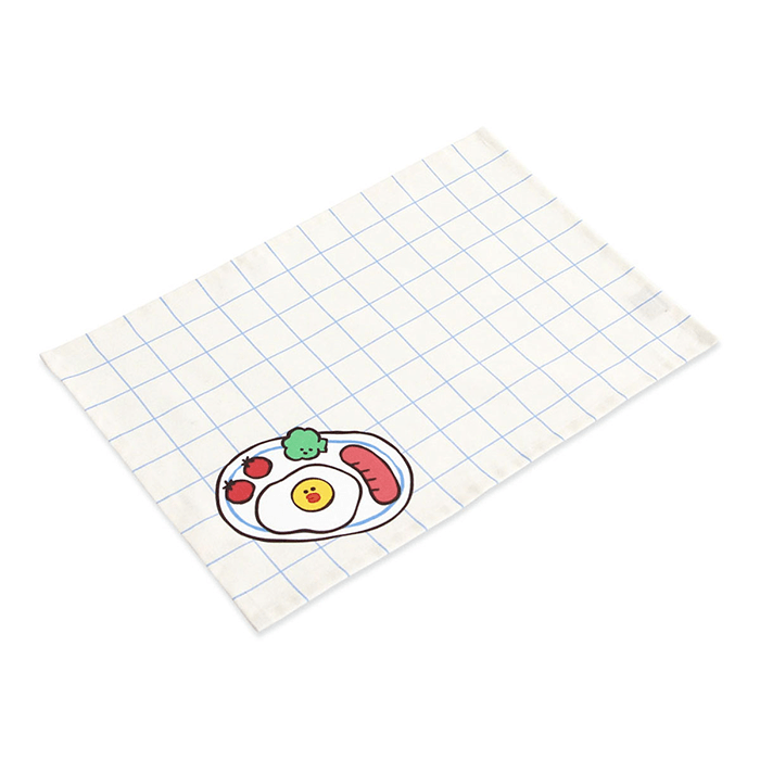 LINE FRIENDS HOUSEHOLD SALLY BROWN & FRIENDS SALLY CHECK TABLE MAT (7182641725613)