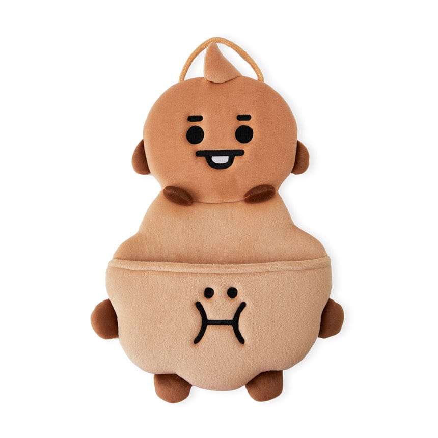 LINE FRIENDS HOUSEHOLD SHOOKY BT21 SHOOKY BABY HANGING POCKET ORGANIZER (7190639313069)