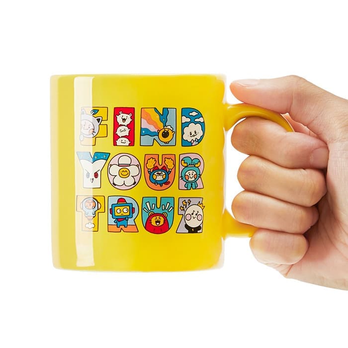 LINE FRIENDS HOUSEHOLD TRUZ TRUZ MILK MUG (7182497022125)