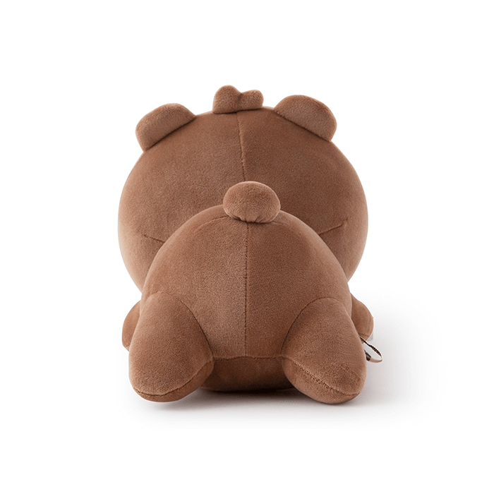 LINE FRIENDS LIVING BROWN BROWN & FRIENDS BROWN MINI FRIENDS FRONT SLEEPING CUSHION (7182570291373)